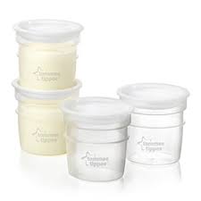 Tommee Tippee Closer to Nature Breast Milk Storage Containers 4Pk