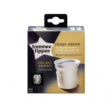 Load image into Gallery viewer, Tommee Tippee Closer to Nature Breast Milk Storage Containers 4Pk
