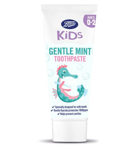 Boots Kids Mint Toothpaste 0-2 years, 75ml