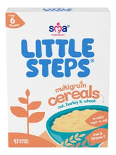 Load image into Gallery viewer, Sma Little Steps Multigrain Cereal, Oats, Wheat &amp; barley, 180gms, 6+Months
