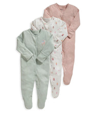 Load image into Gallery viewer, Mamas &amp; Papas Princess Sleepsuits 3pack - 9-12 Months / 12-18 Months
