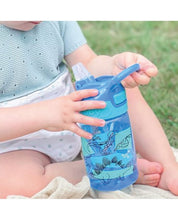 Load image into Gallery viewer, Nuby Incredible Gulp Water Bottle Dinosaurs, 360ml, 18+Months
