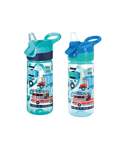 Nuby Super Quench Water Bottle Trucks, 540ml, 18+Months