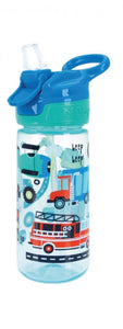 Nuby Super Quench Water Bottle Trucks, 540ml, 18+Months