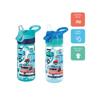 Load image into Gallery viewer, Nuby Super Quench Water Bottle Traffic, 540ml, 18+Months
