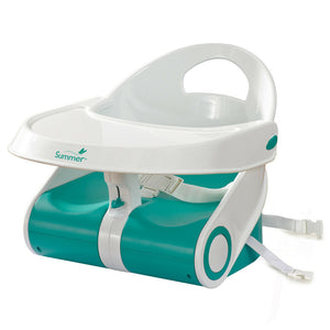 Summer Infant Sit N Style Booster Seat-Teal/White
