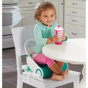 Summer Infant Sit N Style Booster Seat-Teal/White