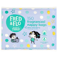 Load image into Gallery viewer, Fred &amp; Flo fragranced nappy bags 150pcs
