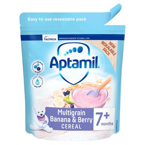 Aptamil Multigrain Banana & Berry Cereal for 7+months, 200gm