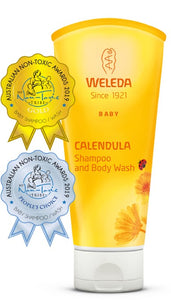 Weleda Calendula Shampoo and Body Wash - 200ml