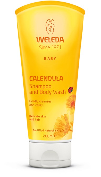 Weleda Calendula Shampoo and Body Wash - 200ml